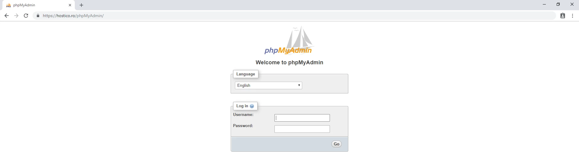 Zugriff auf phpMyAdmin