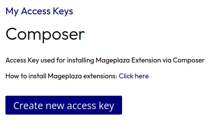 Chei de acces Mageplaza