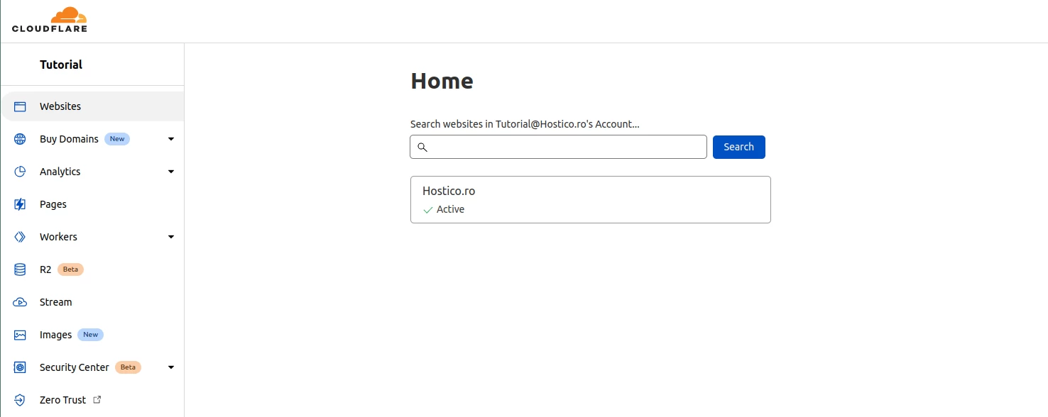 Cloudflare Authentifizierung