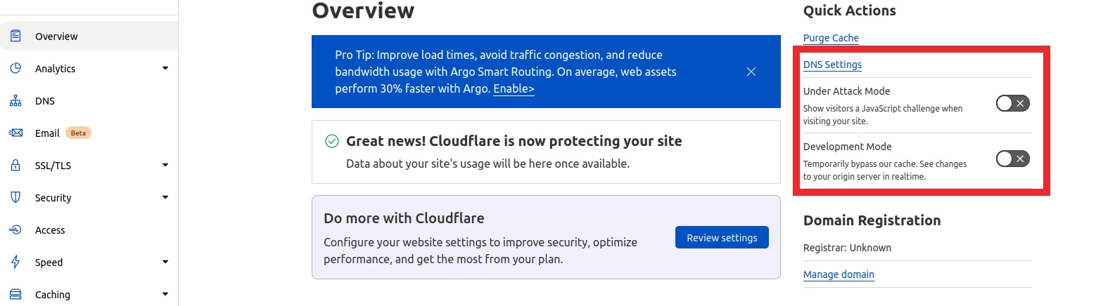 Aktivierung des Angriff-Modus